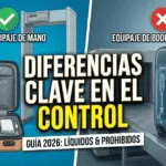 equipaje de mano y bodega
