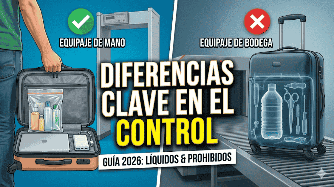 equipaje de mano y bodega