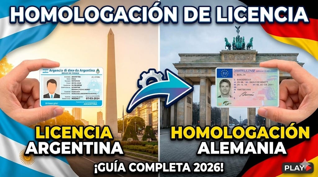 homologación licencia argentina alemania